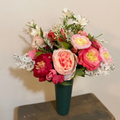 Pink Rose Memorial Grave Bouquet