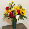 Sunflower Memorial Grave Bouquet